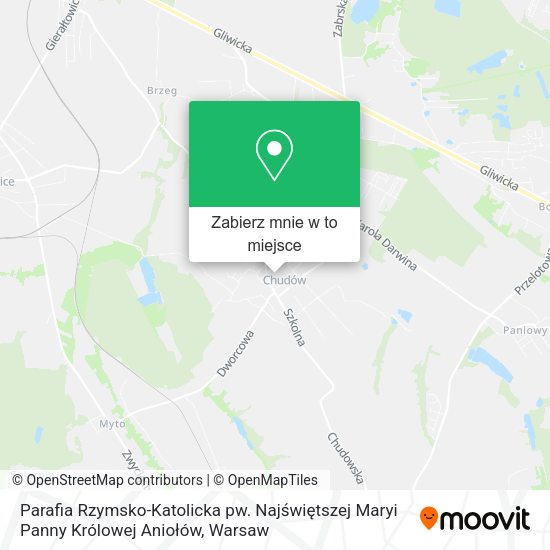 Mapa Parafia Rzymsko-Katolicka pw. Najświętszej Maryi Panny Królowej Aniołów