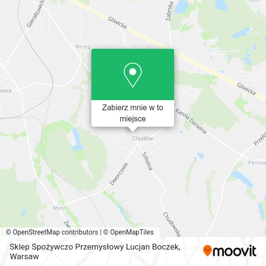 Mapa Sklep Spożywczo Przemysłowy Lucjan Boczek