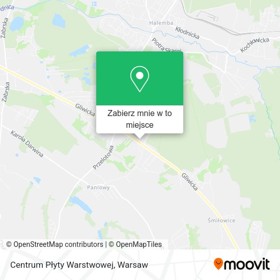 Mapa Centrum Płyty Warstwowej