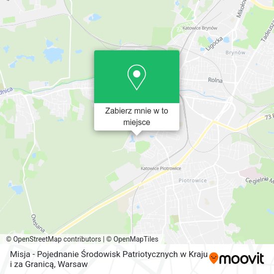 Mapa Misja - Pojednanie Środowisk Patriotycznych w Kraju i za Granicą