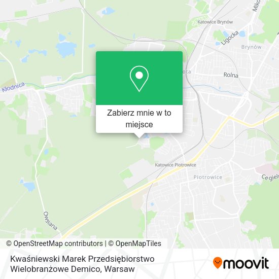 Mapa Kwaśniewski Marek Przedsiębiorstwo Wielobranżowe Demico