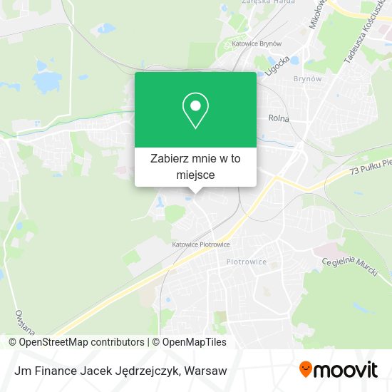 Mapa Jm Finance Jacek Jędrzejczyk