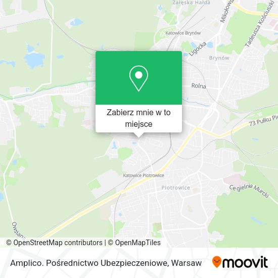 Mapa Amplico. Pośrednictwo Ubezpieczeniowe