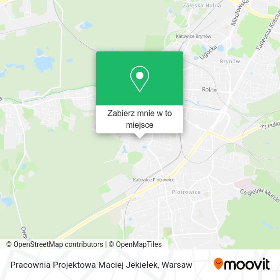 Mapa Pracownia Projektowa Maciej Jekiełek