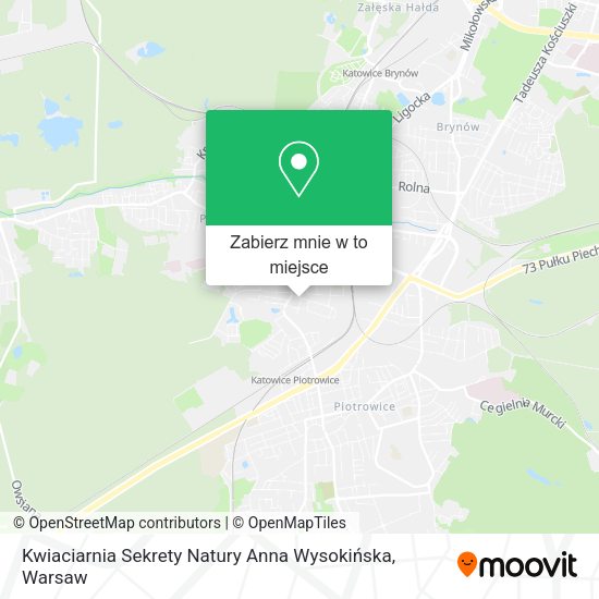 Mapa Kwiaciarnia Sekrety Natury Anna Wysokińska