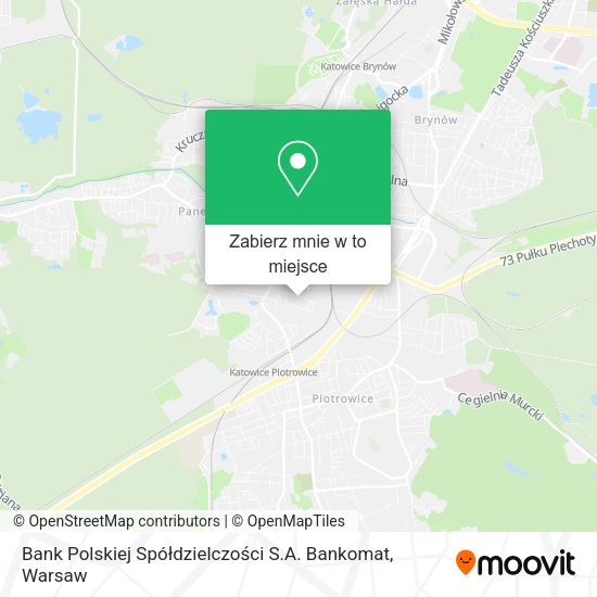 Mapa Bank Polskiej Spółdzielczości S.A. Bankomat