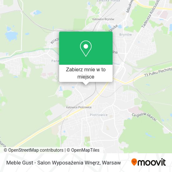 Mapa Meble Gust - Salon Wyposażenia Wnęrz