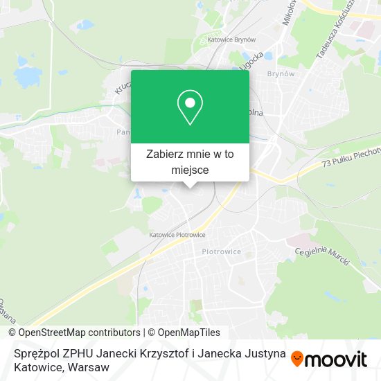 Mapa Sprężpol ZPHU Janecki Krzysztof i Janecka Justyna Katowice