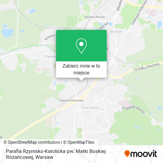 Mapa Parafia Rzymsko-Katolicka pw. Matki Boskiej Różańcowej