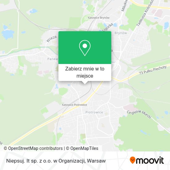 Mapa Niepsuj. It sp. z o.o. w Organizacji