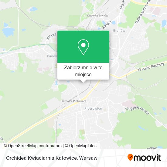 Mapa Orchidea Kwiaciarnia Katowice