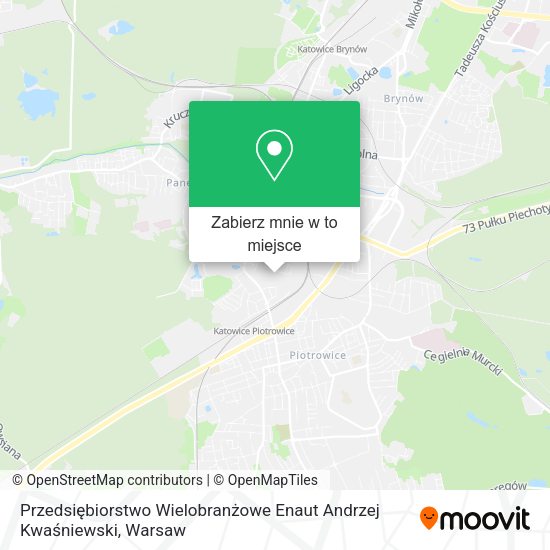 Mapa Przedsiębiorstwo Wielobranżowe Enaut Andrzej Kwaśniewski