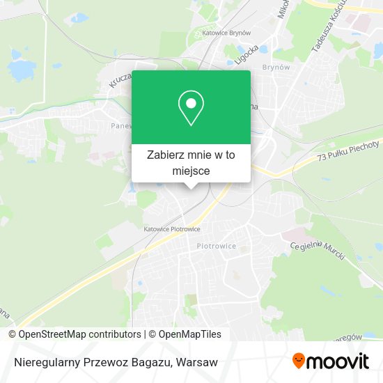 Mapa Nieregularny Przewoz Bagazu