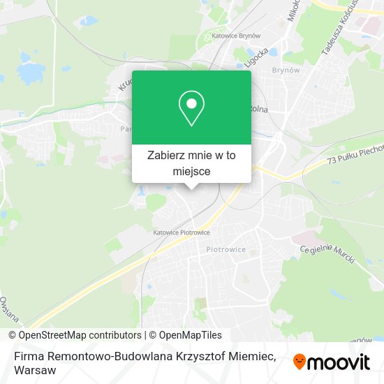 Mapa Firma Remontowo-Budowlana Krzysztof Miemiec