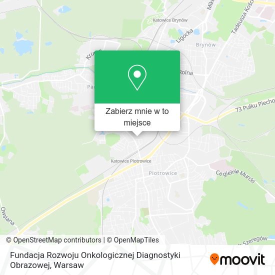 Mapa Fundacja Rozwoju Onkologicznej Diagnostyki Obrazowej