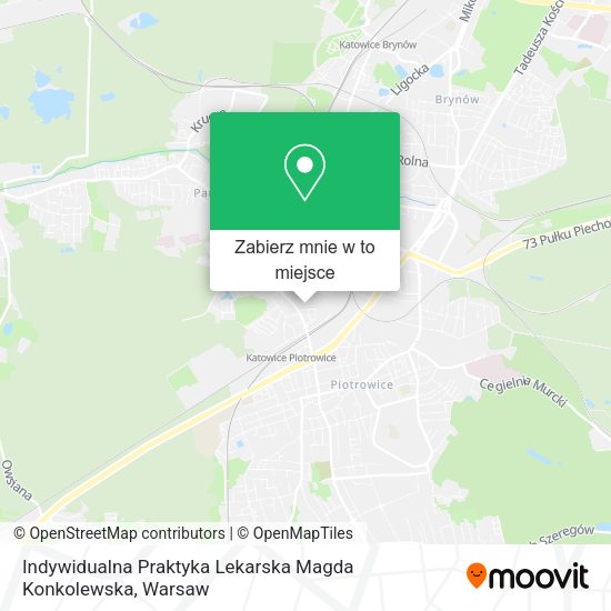 Mapa Indywidualna Praktyka Lekarska Magda Konkolewska