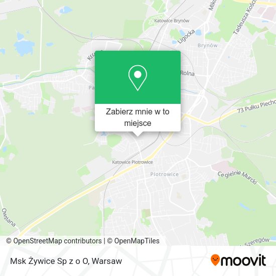 Mapa Msk Żywice Sp z o O