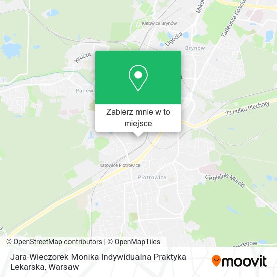 Mapa Jara-Wieczorek Monika Indywidualna Praktyka Lekarska