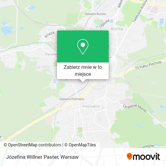 Mapa Józefina Willner Paster