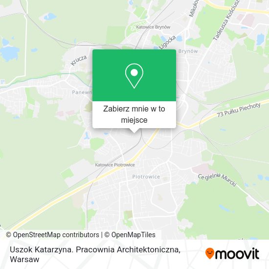 Mapa Uszok Katarzyna. Pracownia Architektoniczna