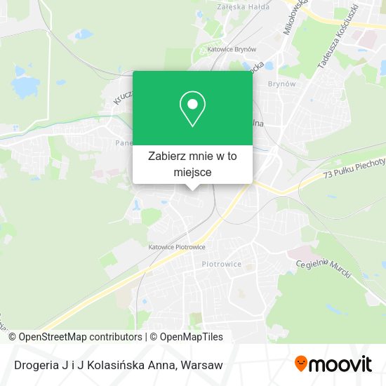 Mapa Drogeria J i J Kolasińska Anna