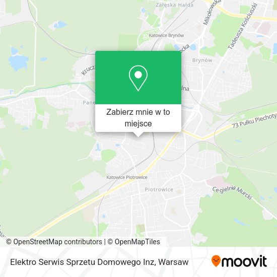 Mapa Elektro Serwis Sprzetu Domowego Inz