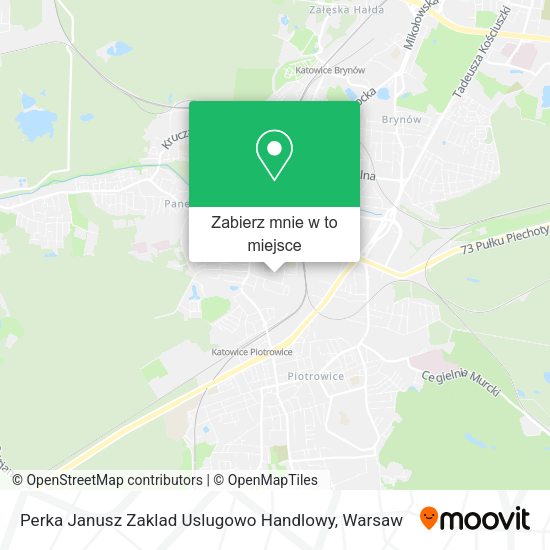 Mapa Perka Janusz Zaklad Uslugowo Handlowy