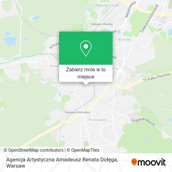 Mapa Agencja Artystyczna Amadeusz Renata Dołęga