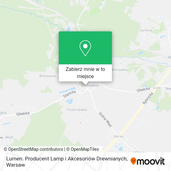 Mapa Lumen. Producent Lamp i Akcesoriów Drewnianych