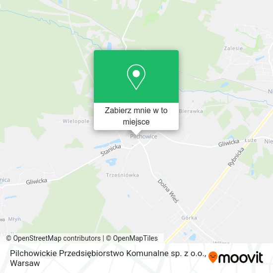 Mapa Pilchowickie Przedsiębiorstwo Komunalne sp. z o.o.