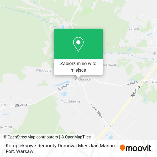 Mapa Kompleksowe Remonty Domów i Mieszkań Marian Foit