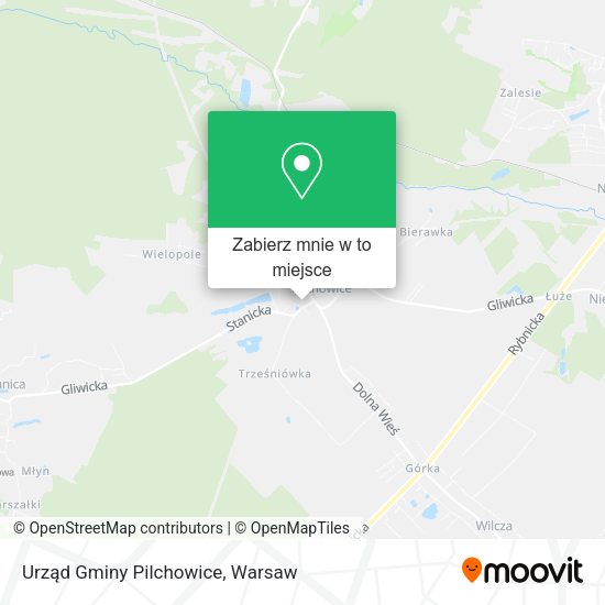 Mapa Urząd Gminy Pilchowice