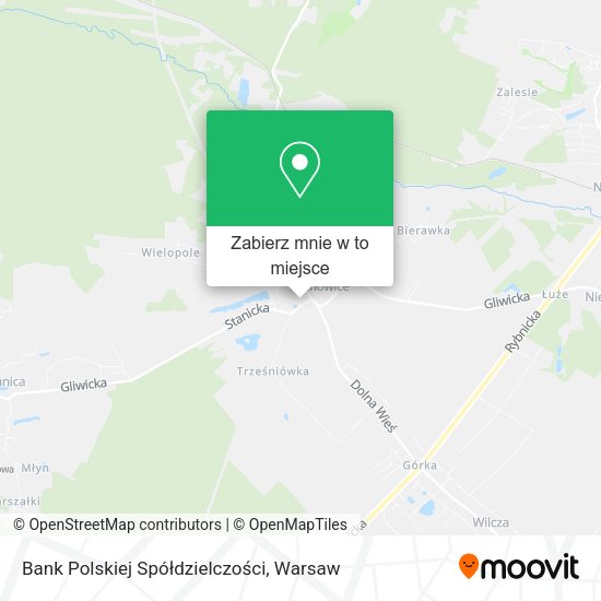 Mapa Bank Polskiej Spółdzielczości