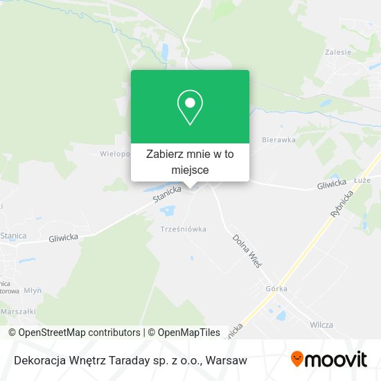 Mapa Dekoracja Wnętrz Taraday sp. z o.o.