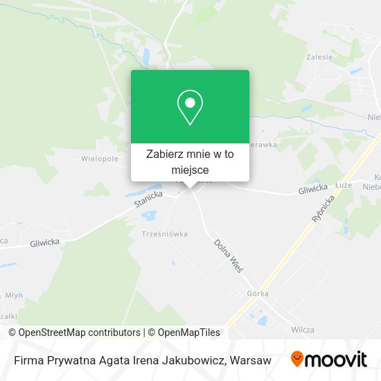 Mapa Firma Prywatna Agata Irena Jakubowicz