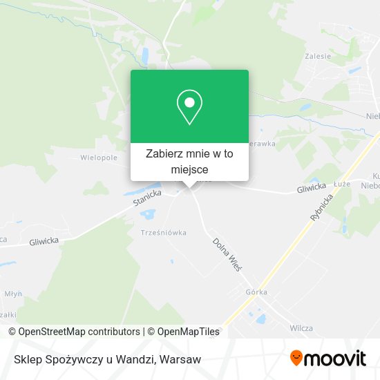 Mapa Sklep Spożywczy u Wandzi