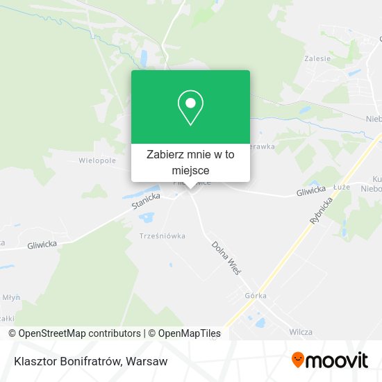 Mapa Klasztor Bonifratrów