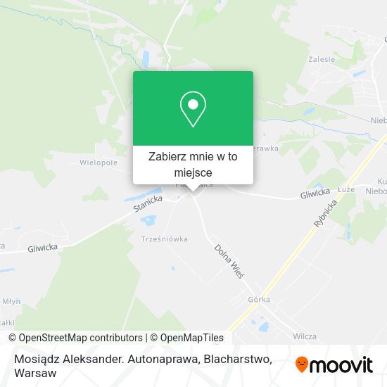 Mapa Mosiądz Aleksander. Autonaprawa, Blacharstwo