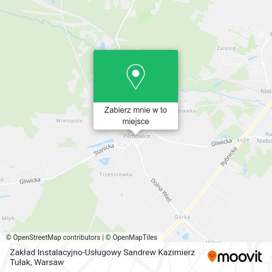 Mapa Zakład Instalacyjno-Usługowy Sandrew Kazimierz Tułak