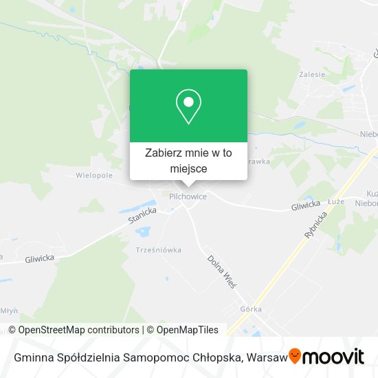 Mapa Gminna Spółdzielnia Samopomoc Chłopska