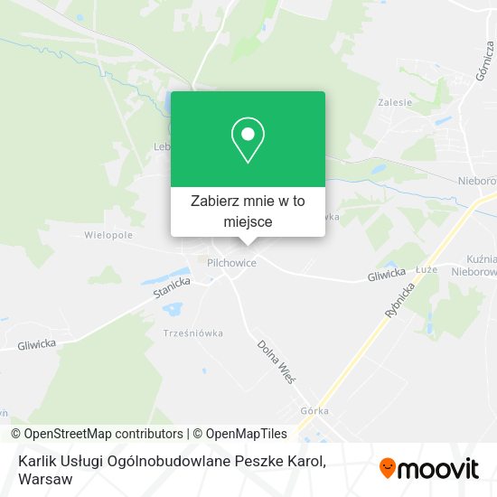 Mapa Karlik Usługi Ogólnobudowlane Peszke Karol