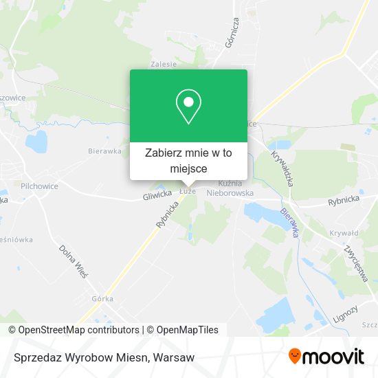 Mapa Sprzedaz Wyrobow Miesn