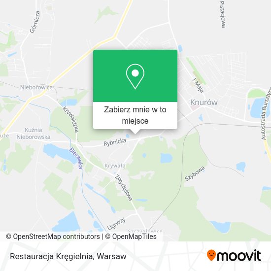 Mapa Restauracja Kręgielnia