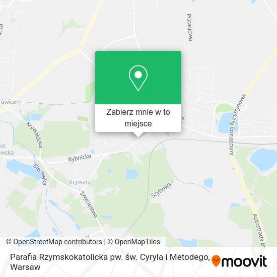 Mapa Parafia Rzymskokatolicka pw. św. Cyryla i Metodego