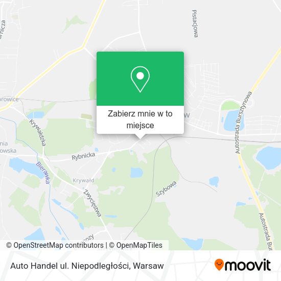 Mapa Auto Handel ul. Niepodległości