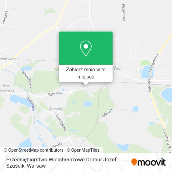 Mapa Przedsiębiorstwo Wielobranżowe Domur Józef Szuścik