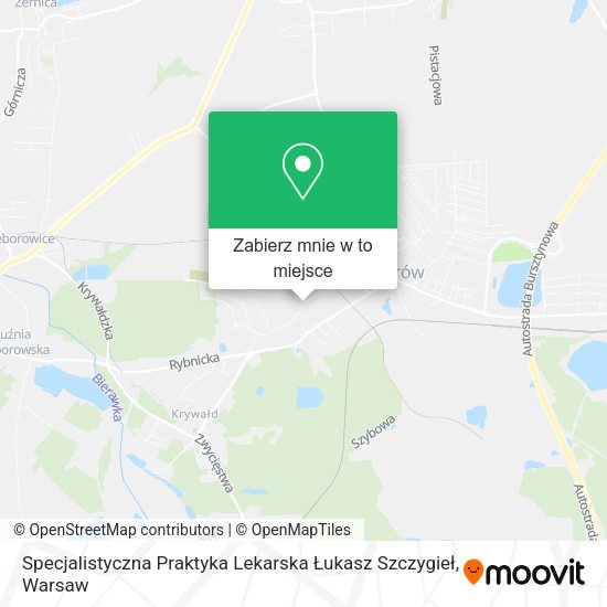 Mapa Specjalistyczna Praktyka Lekarska Łukasz Szczygieł