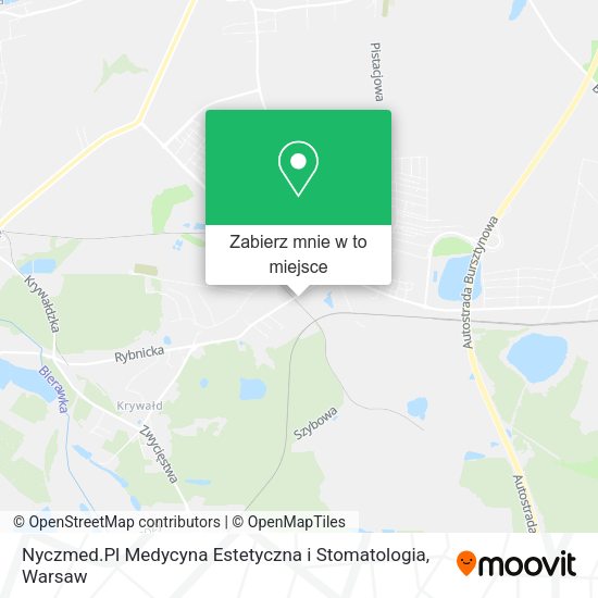 Mapa Nyczmed.Pl Medycyna Estetyczna i Stomatologia