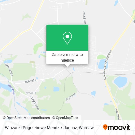 Mapa Wiązanki Pogrzebowe Mendzik Janusz