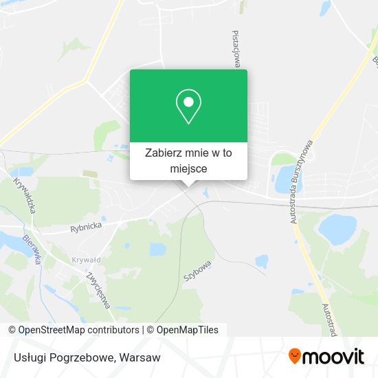 Mapa Usługi Pogrzebowe